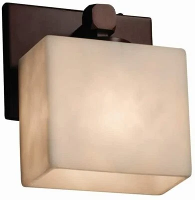 Justice CLD-8427-55-DBRZ Clouds 1 Light Wall Sconce Dark Bronze - Image 1 of 4