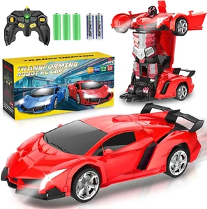 Remote Control Car Toys - Transforming RC Cars for Kids, Transform Toys Car Robo - Picture 1 of 12