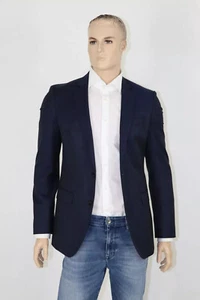 CHAQUETA SAKKO HUGO BOSS, Huge6, T. 98 / US 40L, Super 110, Slim Fit, Azul Oscuro - Imagen 1 de 11