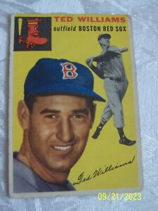 1954 Topps Ted Williams Boston Red Sox HOF #250 VG