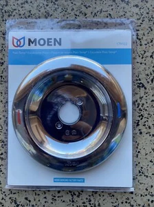 Moen Chrome Bathtub/Shower Posi-Temp Escutcheon Plate 179102 NEW - Picture 1 of 2