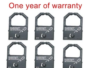 6 cartucce nastro inchiostro nero per stampante Panasonic KX-P1191 KX-P1180/P1695/P115 - Foto 1 di 1