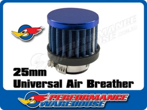 25mm Oil Catch Tank Crankcase Vent/Valve Breather Intake Round Air Filter - Bild 1 von 2