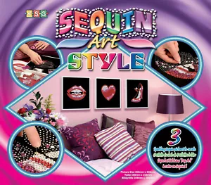 Tableau Sequin Art Trio Pop Art - Photo 1 sur 2
