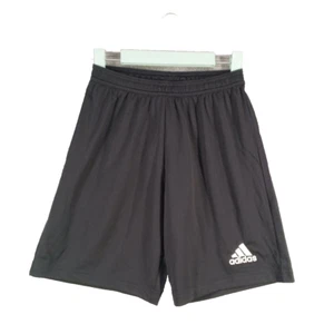 NWT ADIDAS Men Football Shorts Size XS Black Drawstring Sports - Picture 1 of 9