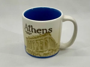 Starbucks Mini Tazza Espresso Demitasse 3 oz Serie da Collezione Atene - Foto 1 di 3