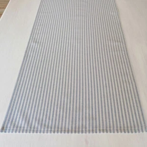 Runner da tavolo blu a righe (40x140cm) ottima decorazione da tavolo per soggiorno o zona pranzo - Foto 1 di 2