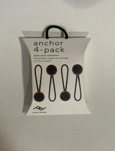 Peak Design Red & Black Anchor Connectors for Camera Straps (4-Pack) NEW - Picture 1 of 1