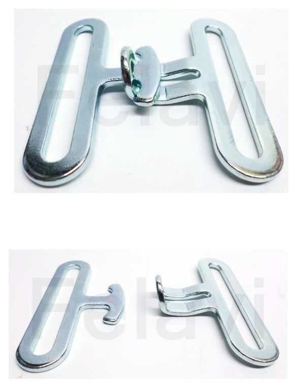 Schnallen für Kreuzbegurtung Ersatzschnallen Pferdedecken Doppelschnalle (F244) - Bild 1 von 1