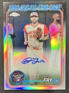 2024 TOPPS CHROME UPDATE DAVID FRY ALL STAR GAME REFRACTOR AUTO - Bild 1 von 3