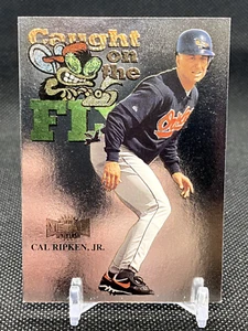 1999 Metal Universe Caught on the Fly Cal Ripken Jr Orioles - Imagen 1 de 2