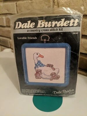 Kit punto de cruz Dale Burdett 1985 Lovable Friends aguja artesanía CK157 Foto 1 de 2