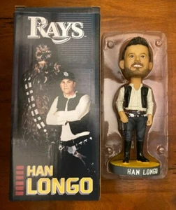 Tampa Bay Rays - Evan Longoria SGA Star Wars Han Longo 7 inch BOBBLE HEAD #3 - Picture 1 of 7