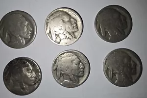 Indian Head Nickel No Year 6 pack - Picture 1 of 2