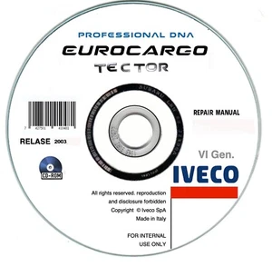 Iveco Eurocargo Tector M.Y. 2003 (12 to 26 T.) manuale riparazione su cd - Foto 1 di 11