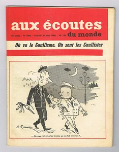 *** Aux écoutes du monde *** n° 1862 (25/03/1960) - Où va le Gaullisme... - Picture 1 of 2