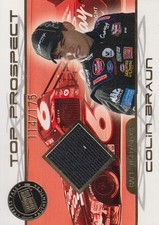 2008 Press Pass Speedway Top Prospects Gloves #CBG Colin Braun /175
