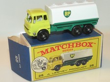 VINTAGE MATCHBOX 25 BP TANKER W/ OB, ORIGINAL (20-A26)