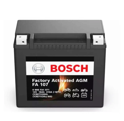 YTX20L-BS BATTERIA BOSCH A GEL SIGILLATA YAMAHA YX Radian (1UJ) 600 1986 1987 Foto 1 de 4