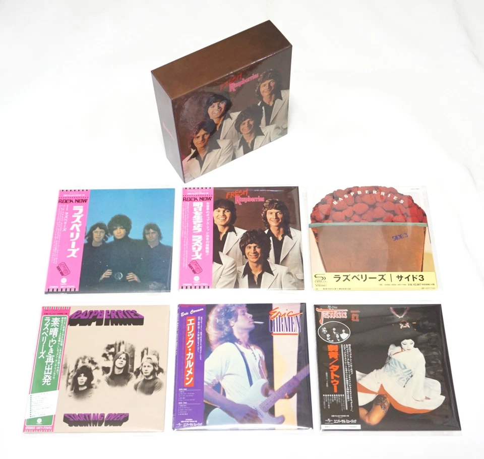 Raspberries & Solo - Mini LP SHM-CD 6 Titles Set + Promo Box Paper Sleeve Japan - Image 1 of 4