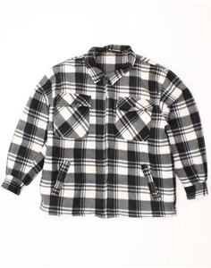 IDENTIC Herren Fleecejacke UK 42 XL schwarz kariert Polyester BL02 - Bild 1 von 4
