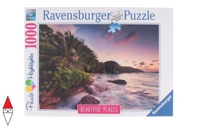 PUZZLE PAESAGGI RAVENSBURGER ISOLA DI PRASLIN ALLE SEYCHELLES 1000 PZ - Immagine 1 di 2