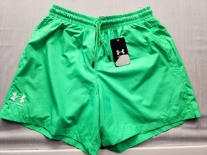 New Mens Under Armour Essential Mesh Lined Loose Fit Woven Volley Shorts Medium - Picture 1 of 14