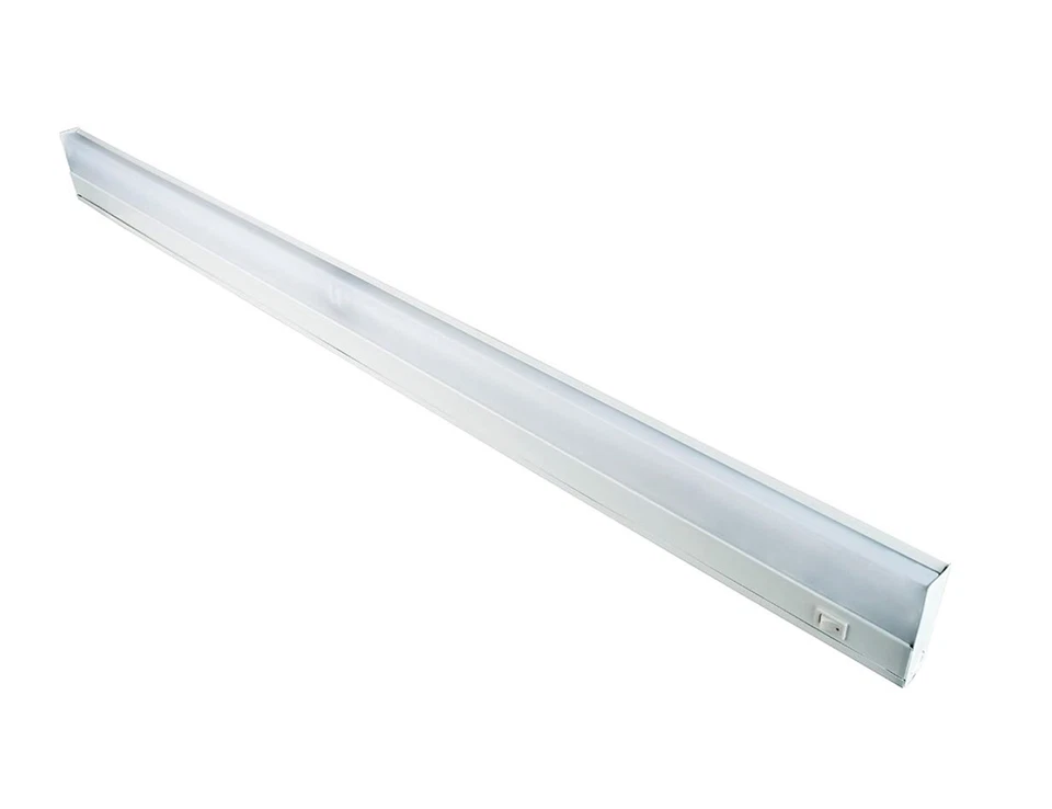 Sunset Lighting 42" 26W Undercabinet w/ White Acrylic Shades, White Finish F9842 - Image 1 of 1