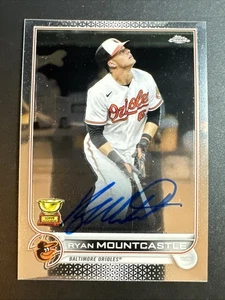 2022 Topps Chrome Baseball Ryan Mountcastle Auto #CVA-RM Orioles  - Picture 1 of 2