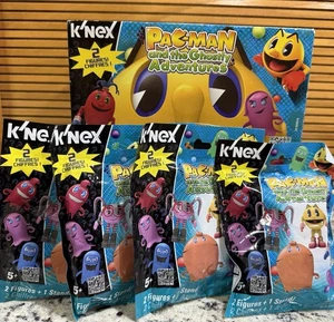 Knex Pac-Man And The Ghostly Adventures Blind Bag Series 1 Lot Of 4 + Display - Picture 1 of 7