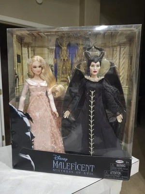 Disney Aurora & Maleficent 2 Mistress of Evil Dolls 2019 Jakks Pacific NRFB - Image 1 of 4