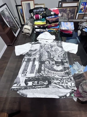 Sudadera con capucha de manga corta con estampado de dinero Enyce para hombre 2xl Sean Combs P Diddy Foto 1 de 4