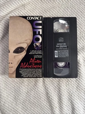 CONTACT UFO ALIEN ABDUCTIONS (VHS DOCUMENTARY) JOHN MACK BUD HOPKINS 1991 - Image 1 of 4