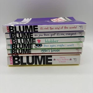 POSTEN VON 7 JUDY BLUME BÜCHERN Taschenbuch - Blubber, Sommersprossensaft und mehr - Bild 1 von 19