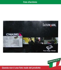 C746A3MG Lexmark C746 Cartuccia del Toner Magenta - Zdjęcie 1 z 4