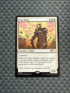 MTG Sun Titan #1550 Mythic Secret Lair Drop Series (SLD) - Foto 1 di 4