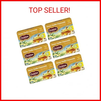 Bolsas de té de hierbas de manzanilla y vainilla - sin cafeína Foto 1 de 2