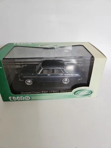 EBBRO TOYOTA / TOYOPET Crown RS41 1962 blue 1/43 Model Car Mint In Box - Picture 1 of 3