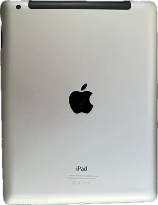 Apple ipad 4. Gen., 16GB Wi-Fi+Cellular LTE, silber, Model A1460 - Bild 1 von 4