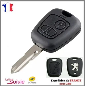 Coque PLIP Télécommande Clé Pour Peugeot 106, 107, 206, 307 - Foto 1 di 1