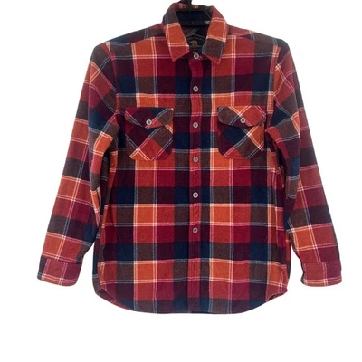 Freedom Foundry Plaid Mens Shirt Sz M Shacket Fleece Cozy Cabin Gorp Fall Retro - Image 1 of 4