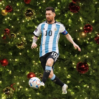 Lionel Messi wood ornament FREE SHIPPING