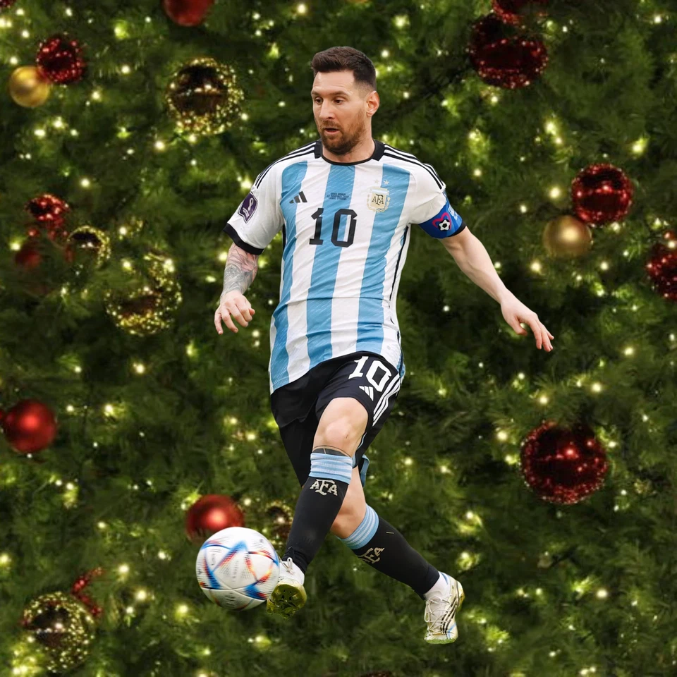 Lionel Messi wood ornament FREE SHIPPING