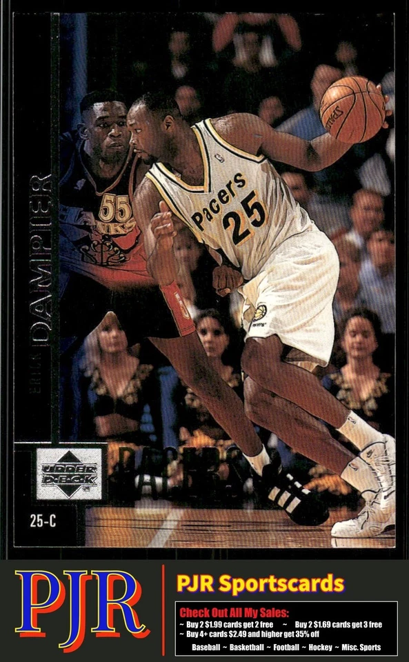Erick Dampier 1997-98 Upper Deck #48 Indiana Pacers - Image 1 of 2