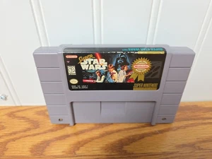 Super Star Wars (Super Nintendo SNES, 1992) Authentic Tested Working Refurbished - Picture 1 of 12
