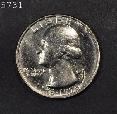 Cuarto del Bicentenario de Washington 1976 *Envío y devolución gratis después del primer artículo* Foto 1 de 2