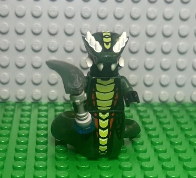 LEGO Ninjago Acidicus Minifigura El Origen de las Serpientes Parte njo0066 Set 9450 Verde Foto 1 de 4