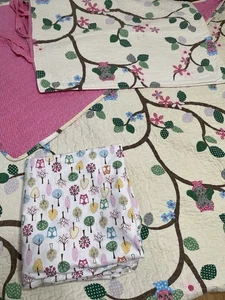 Pottery Barn Kinder Eule Quilt Shams & Brooke Eulen Lakenset - Bild 1 von 12