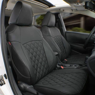 EKR Seat Covers for 2015-2020 Chevrolet Tahoe 8-Seats Faux Leather Custom-Fit - Image 1 of 4