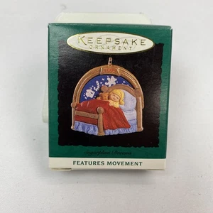 Hallmark Keepsake miniatura 1995 Sugarplum Dreams ornamento - Foto 1 di 5